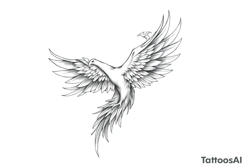 Phoenix tattoo idea