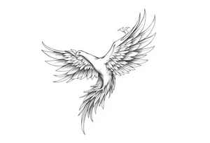 Phoenix tattoo idea
