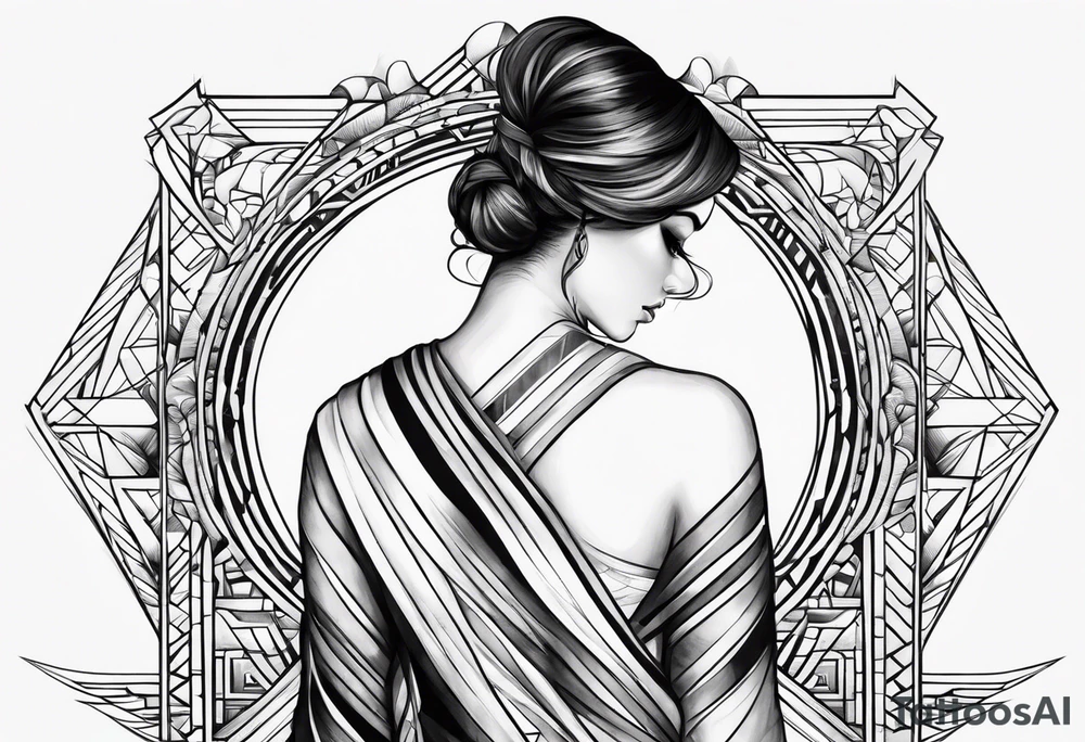 Don’t Look Back in writing tattoo idea