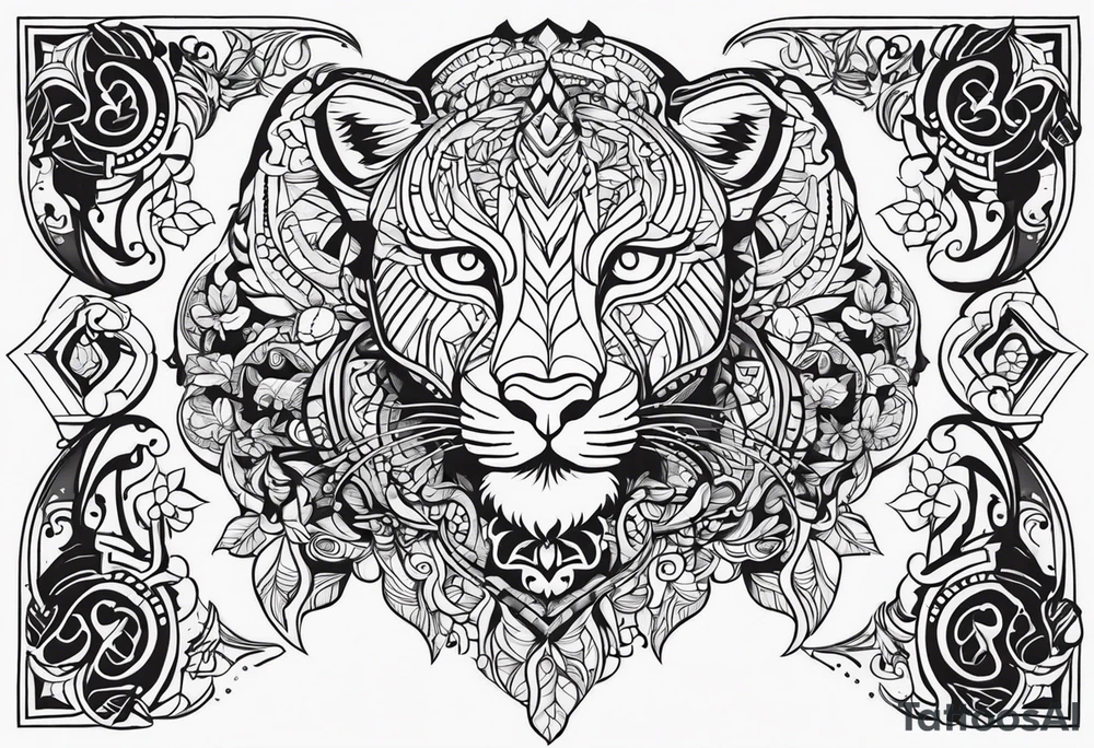 Машина и демон tattoo idea