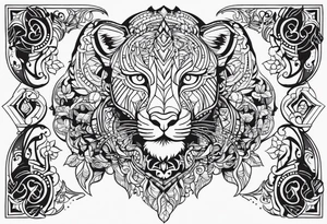 Машина и демон tattoo idea