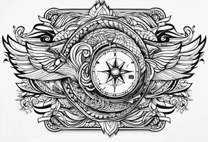 Minimalist design for a small tattoo with quote " never fold never back down" tattoo idea