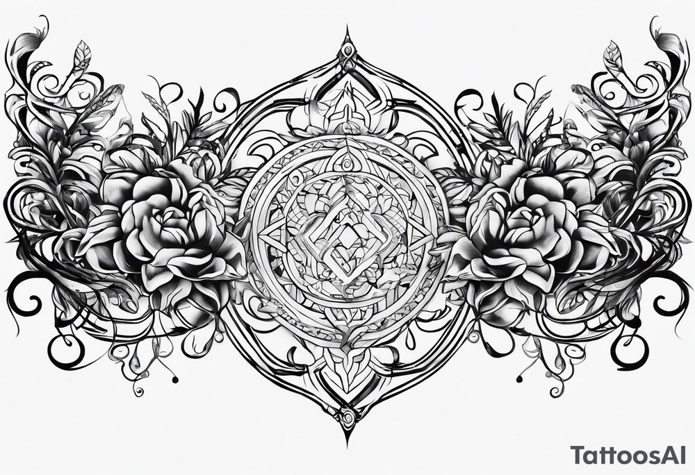 RNA strand tattoo idea