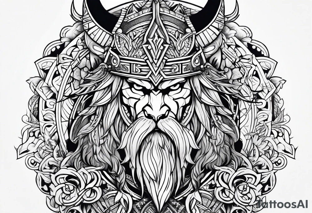 Norse mythologie tattoo idea