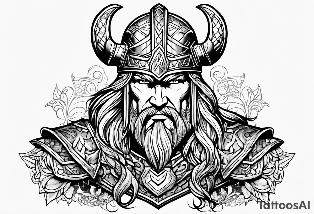 The Mighty Thor looking like the Chris Hemsworth version tattoo idea