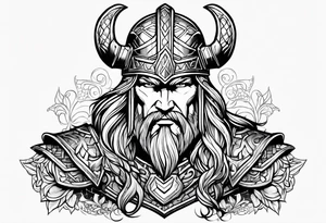 The Mighty Thor looking like the Chris Hemsworth version tattoo idea