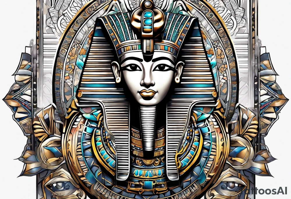 egypt gods tatto tattoo idea