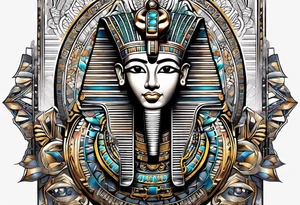 egypt gods tatto tattoo idea