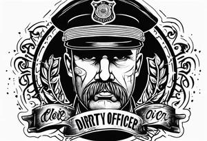 dirty officer tattoo idea