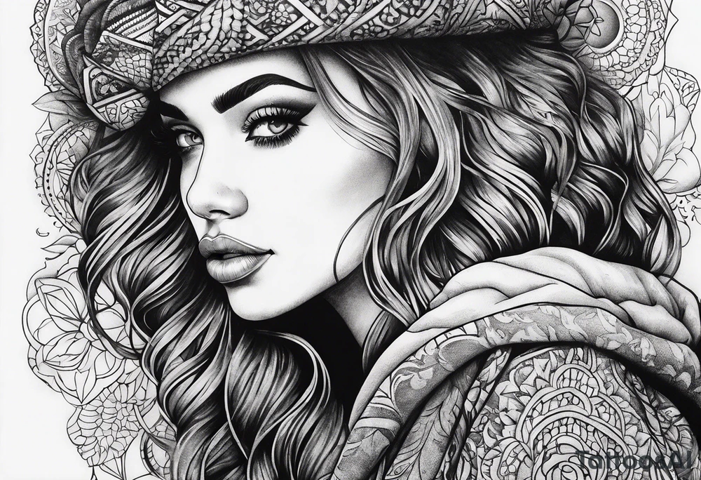 Dotwork tattoo idea