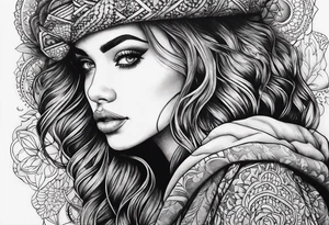 Dotwork tattoo idea