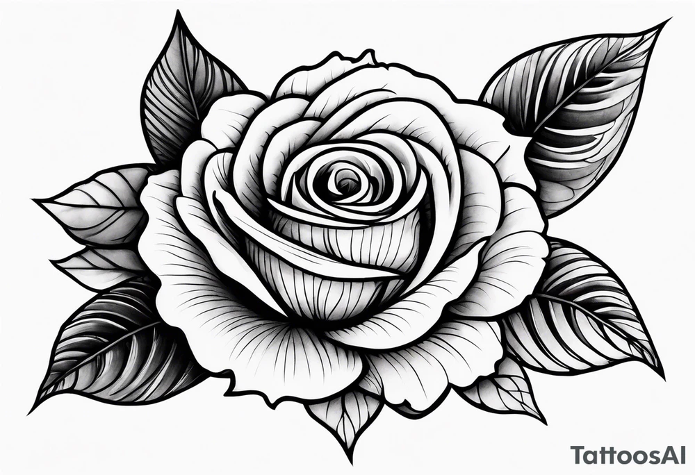 Rose tattoo idea