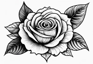 Rose tattoo idea