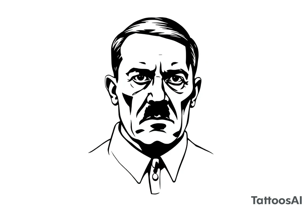 adolf hitler tattoo idea
