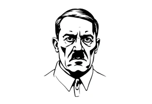 adolf hitler tattoo idea