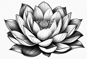 lotus flower AND para siempre tattoo idea