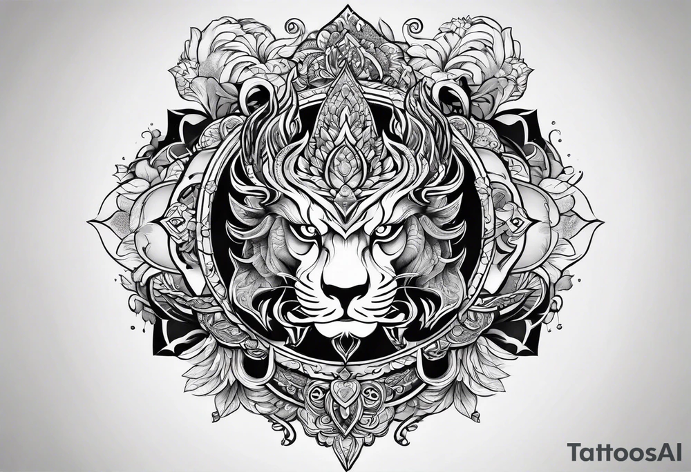 spiritual tattoo idea
