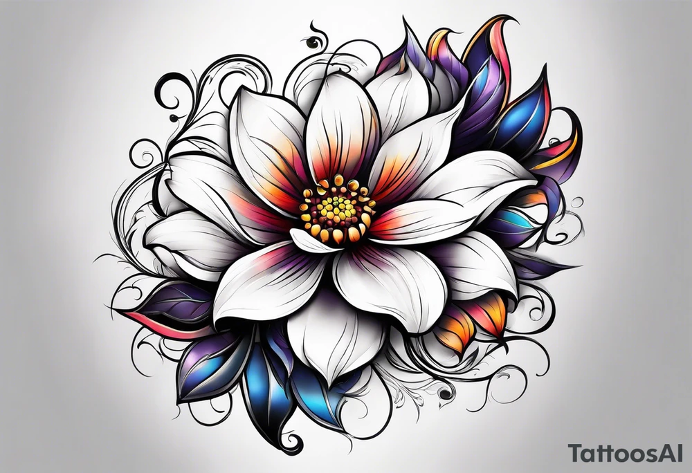 Flower tatoo on ankle feminin tattoo idea