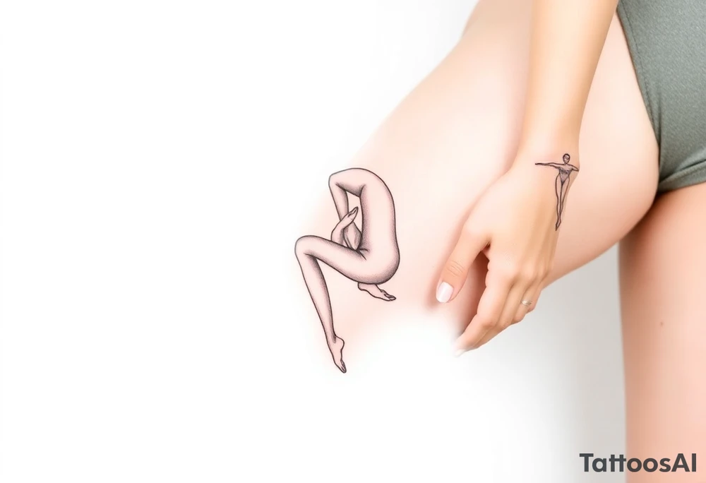 Contortionist tattoo idea