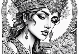 Greek god tattoo idea