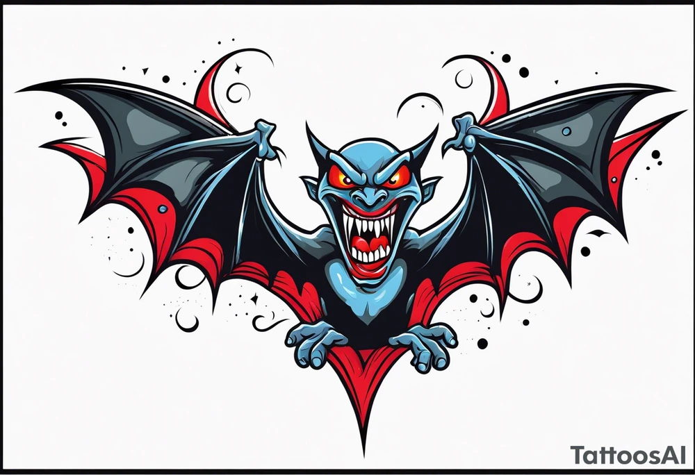 Vampire forearm tattoo design tattoo idea