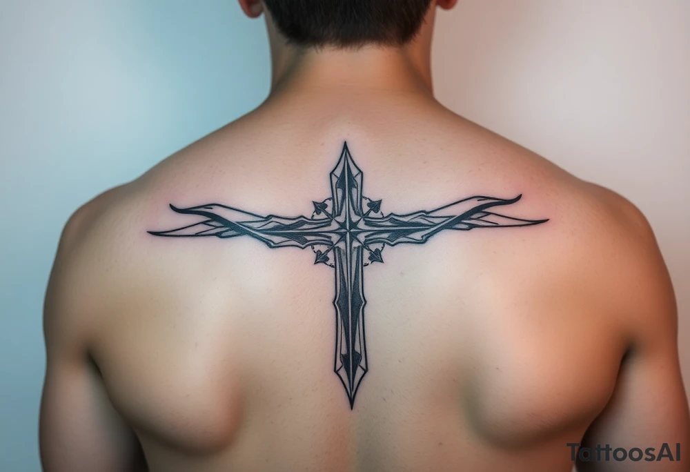 a cross tattoo idea