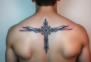 a cross tattoo idea