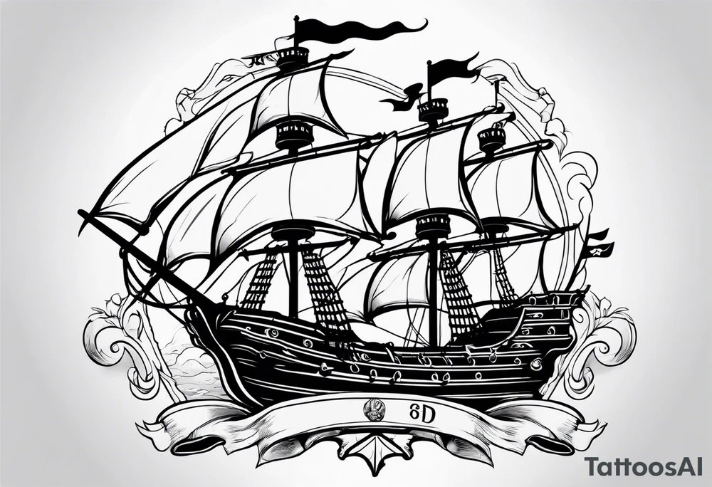 Pirate flags tattoo idea