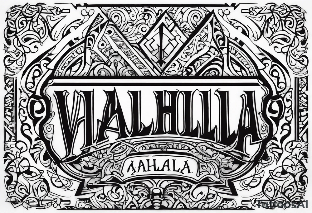 Valhalla tattoo idea