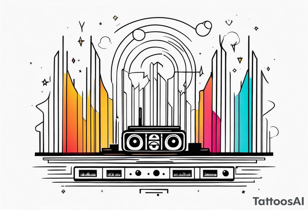 noise signal tattoo idea