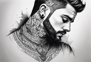 never change neck tattoo tattoo idea