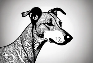 Greyhound tattoo idea