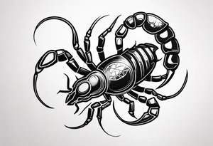 scorpion, scorpio tattoo idea