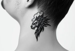 Tattoo behind my ear tattoo idea
