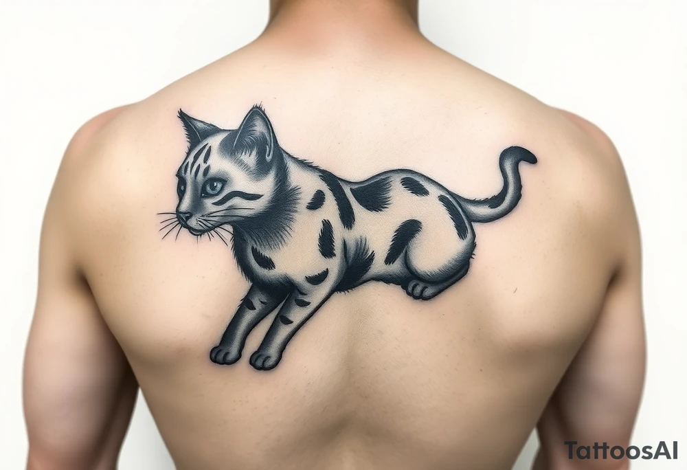 Black Cat tattoo idea