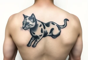 Black Cat tattoo idea