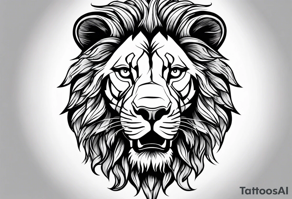 Lion tattoo idea