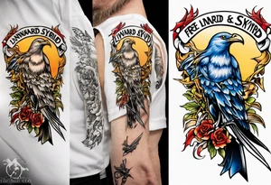 free bird, cannot change
lynnard skynyrd tattoo idea