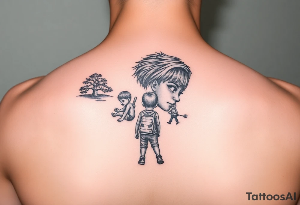 Park for kids to play tattoo idea