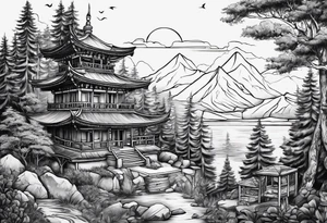 Something that describes a love for travel tattoo idea