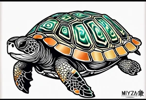 small seaturtle
 tattoo tattoo idea