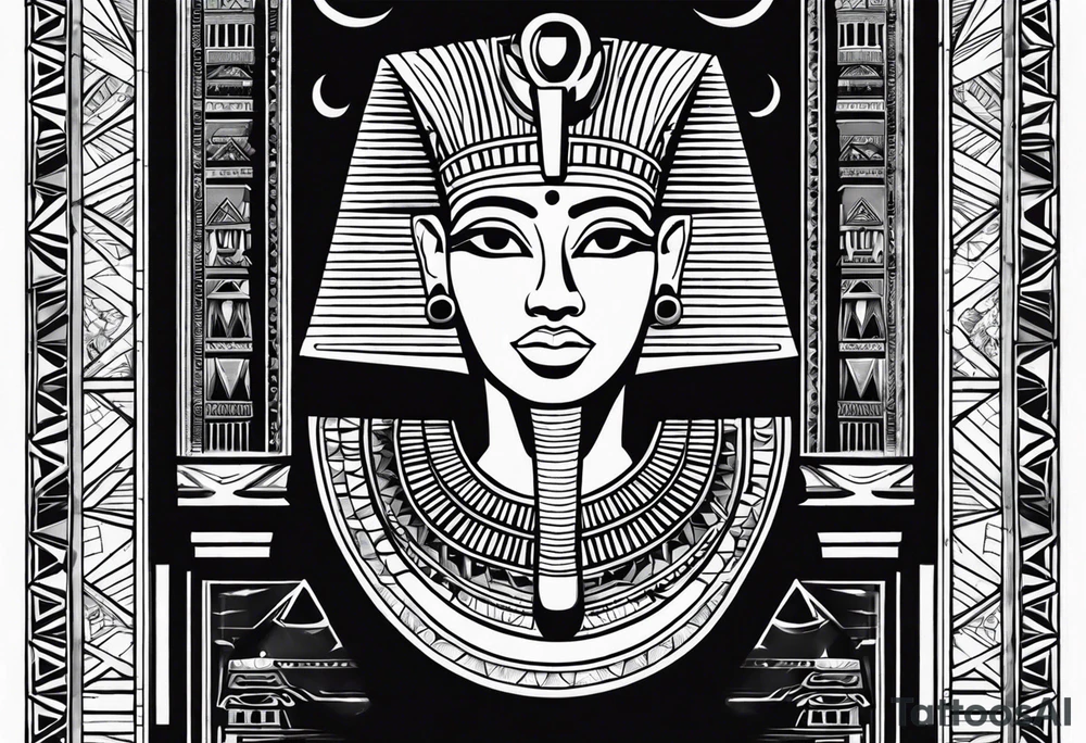 ancient egyptian tattoo on arm tattoo idea
