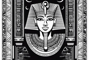 ancient egyptian tattoo on arm tattoo idea
