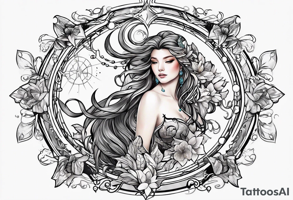 May, July, December zodiac tattoo idea