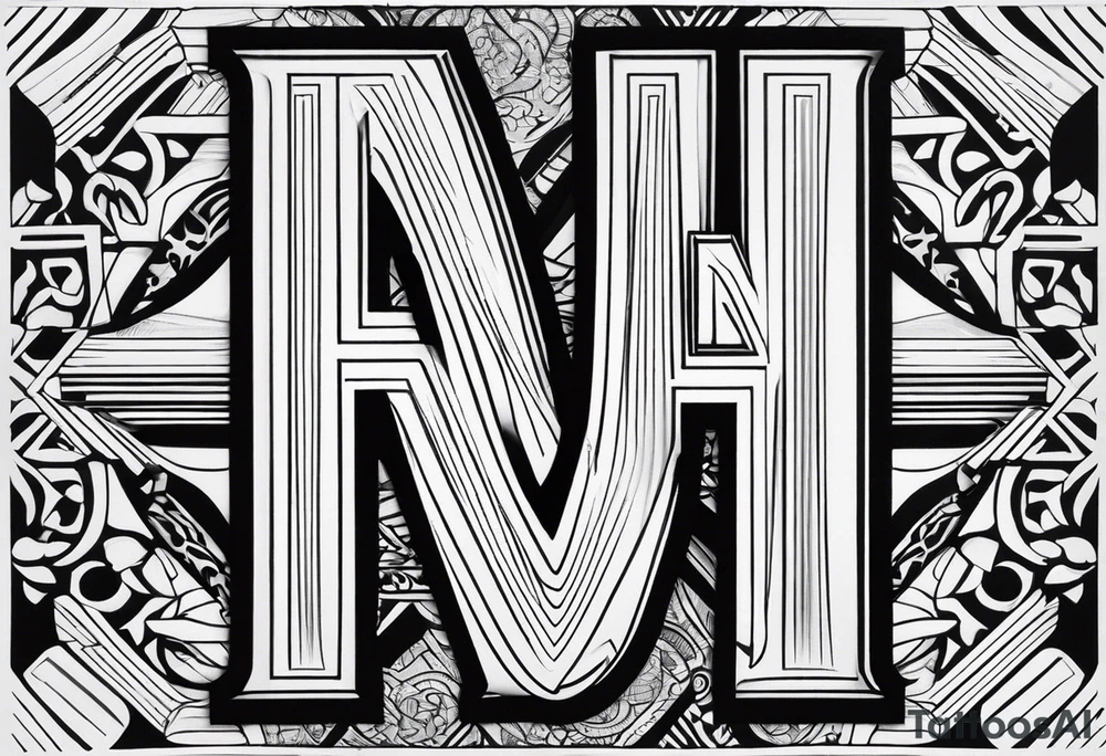 Initials JDM , JNM , JAG tattoo idea