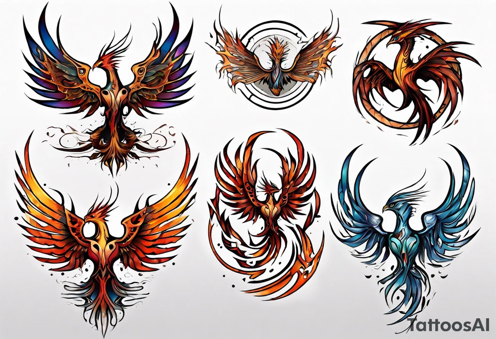 Phoenix tattoo idea