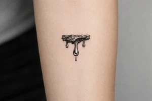 tree sap dripping from bark tattoo tattoo idea