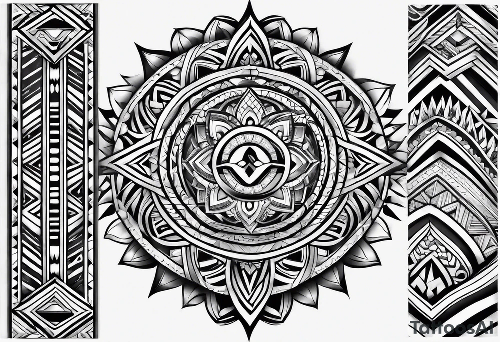 Fijian Tribal tattoo for the forearm tattoo idea