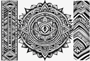 Fijian Tribal tattoo for the forearm tattoo idea