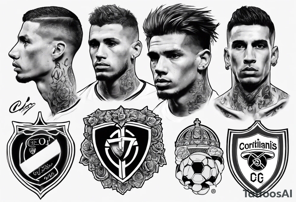 Corinthians player Cássio tattoo idea